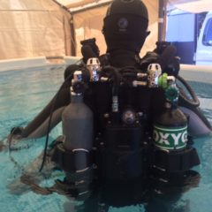 プールでリブリーザー