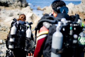 リブリーザーダイビングの講習が受講できます