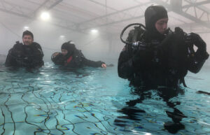 プールでリブリーザースキル